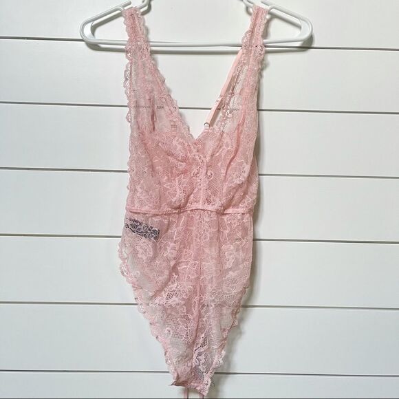 NWOT ASOS Lace bodysuit With Lace Up Back size 6 - Picture 8 of 11